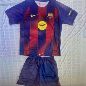 😊Lamine Yamal #10 Soccer Jersey Short Suit Set💋